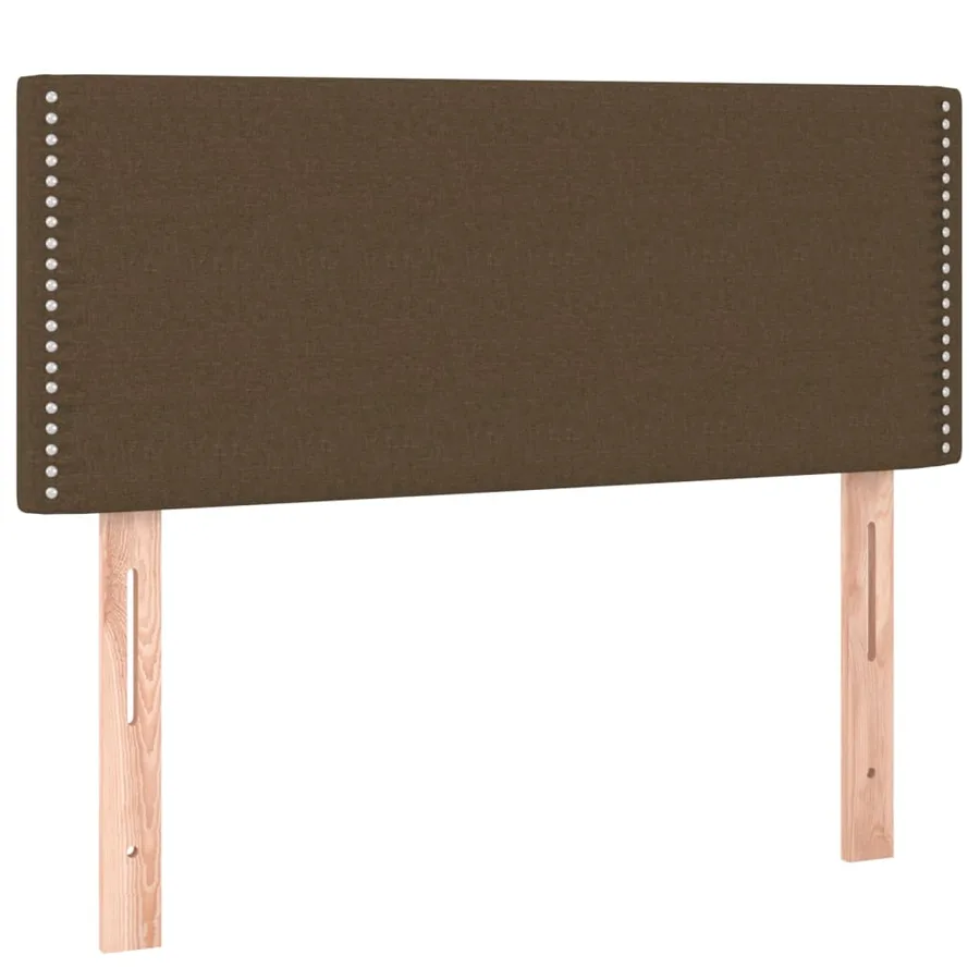 Sommier à lattes de lit avec matelas Marron foncé 100x200 cm - 6
