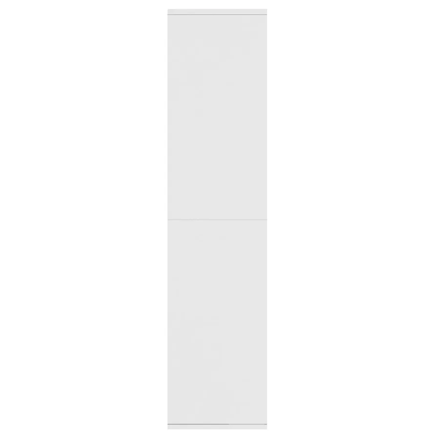 Bibliothèque/Buffet Blanc 66x30x130 cm Bois d'ingénierie - 5