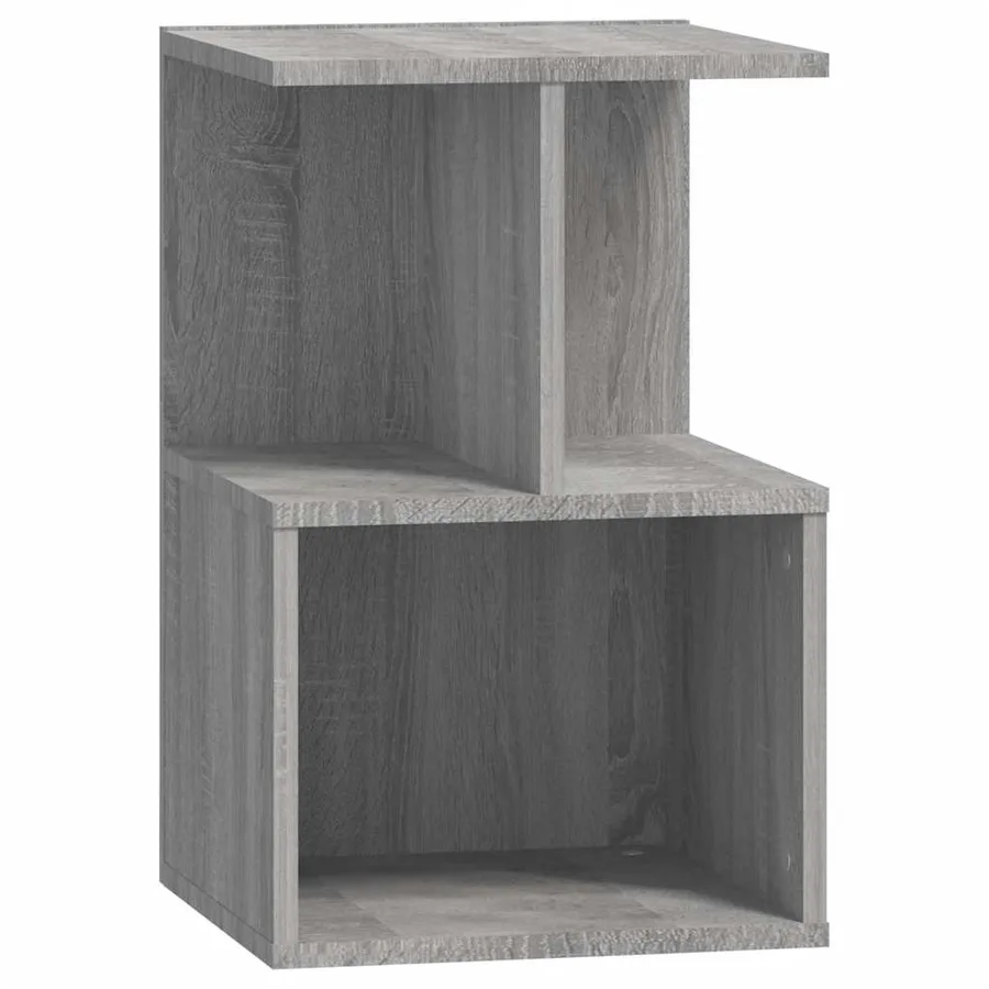 Tables de chevet 2 pcs Sonoma gris 35x35x55 cm Bois ingénierie - 4