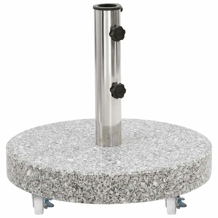 Socle de parasol Granite 30 kg Rond Gris - 2