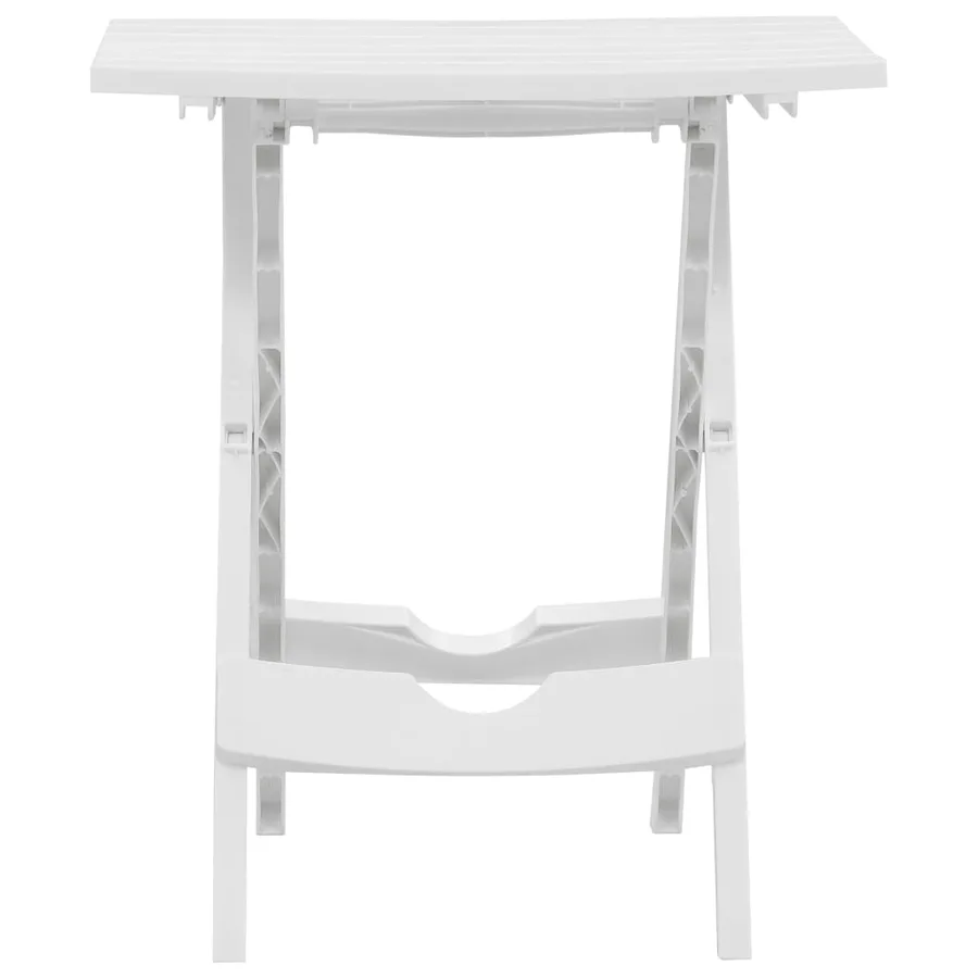 Table pliable de jardin 45,5x38,5x50 cm Blanc - 3