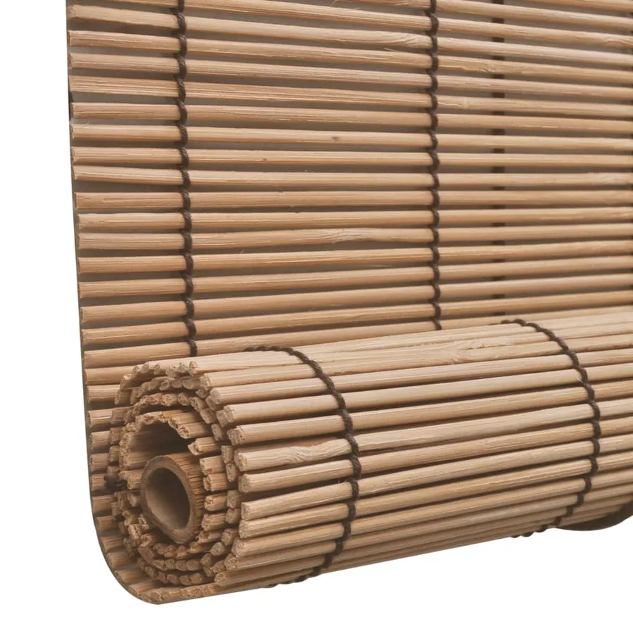 Store roulant en bambou 100x220 cm Marron - 5