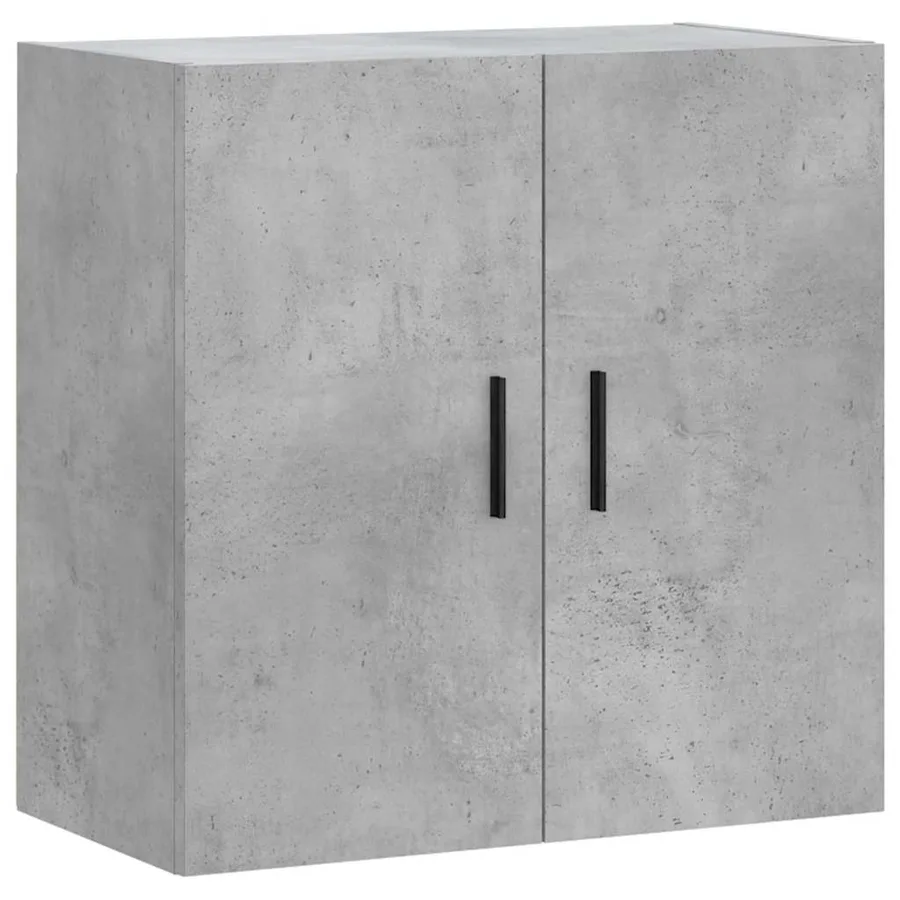 Armoire murale gris béton 60x31x60 cm bois d'ingénierie - 2