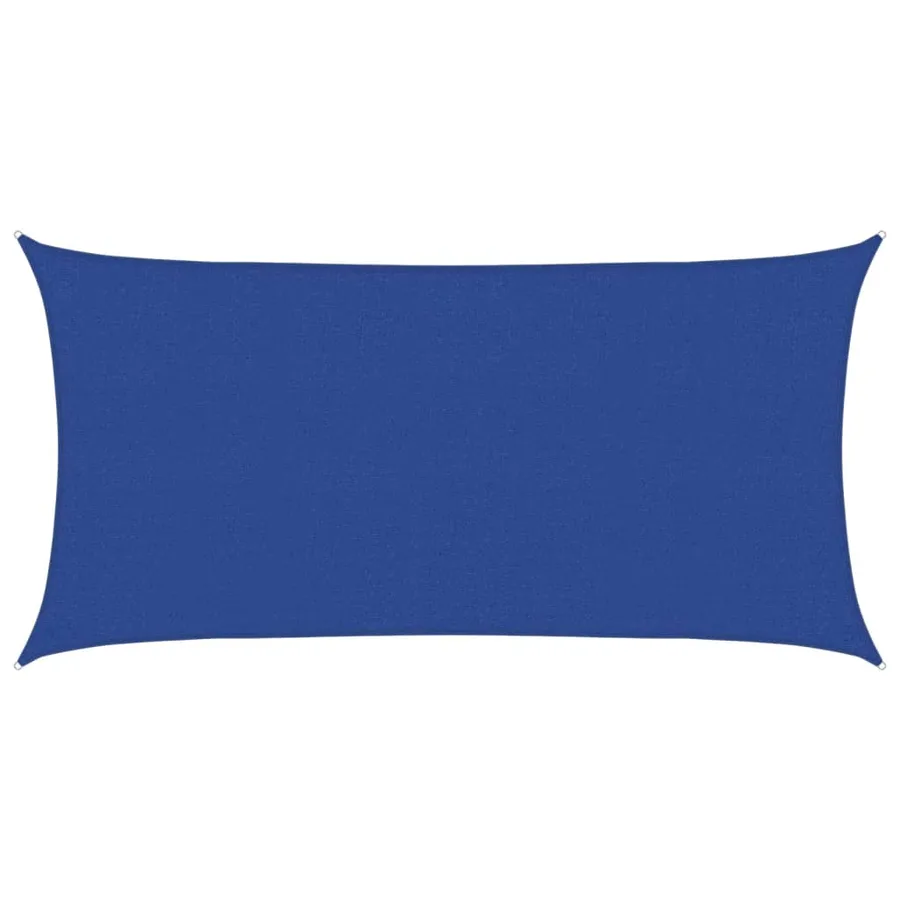 Voile d'ombrage 160 g/m² Bleu 2x4 m PEHD - 2