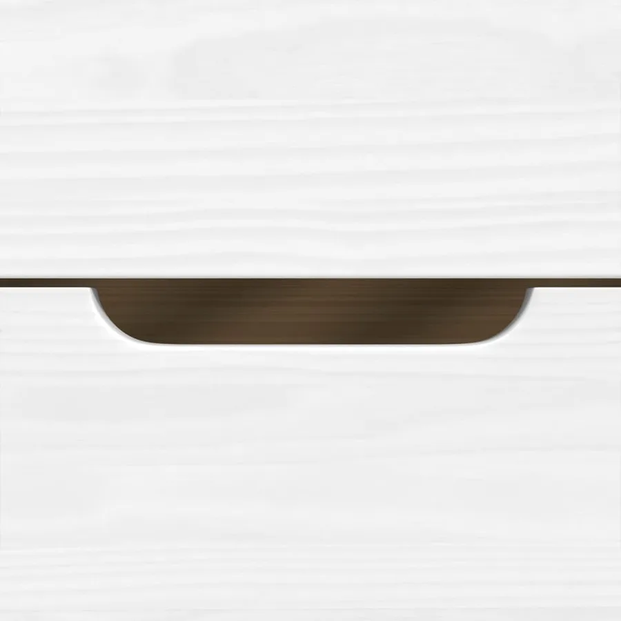 Lit de jour avec 5 tiroirs blanc 90x200 cm pin massif IRUN - 7