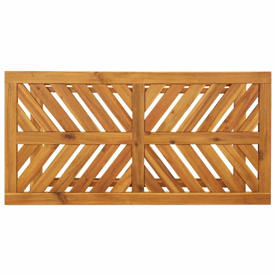 Ensemble de salon de jardin 5 pcs Marron Bois d'Acacia Massif - 9