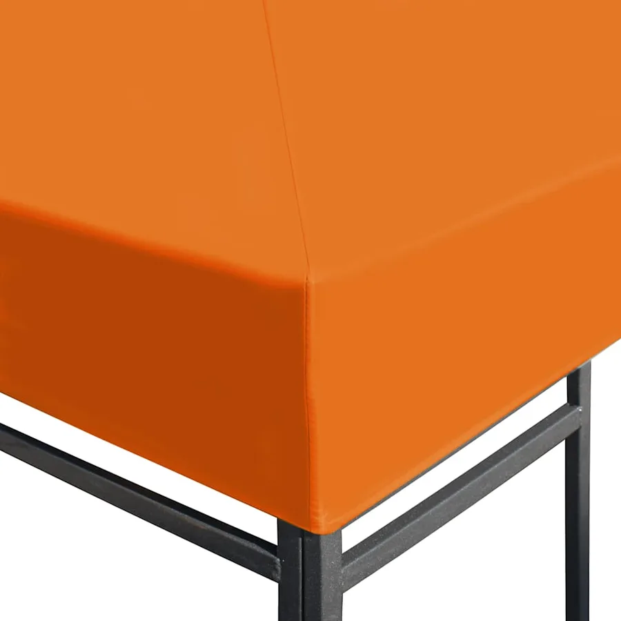 Toile supérieure de belvédère 310 g / m² 3 x 3 m Orange - 3