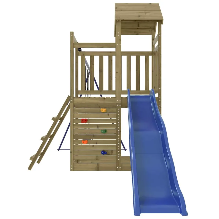 Aire de jeux d'extérieur bois de pin imprégné - 6