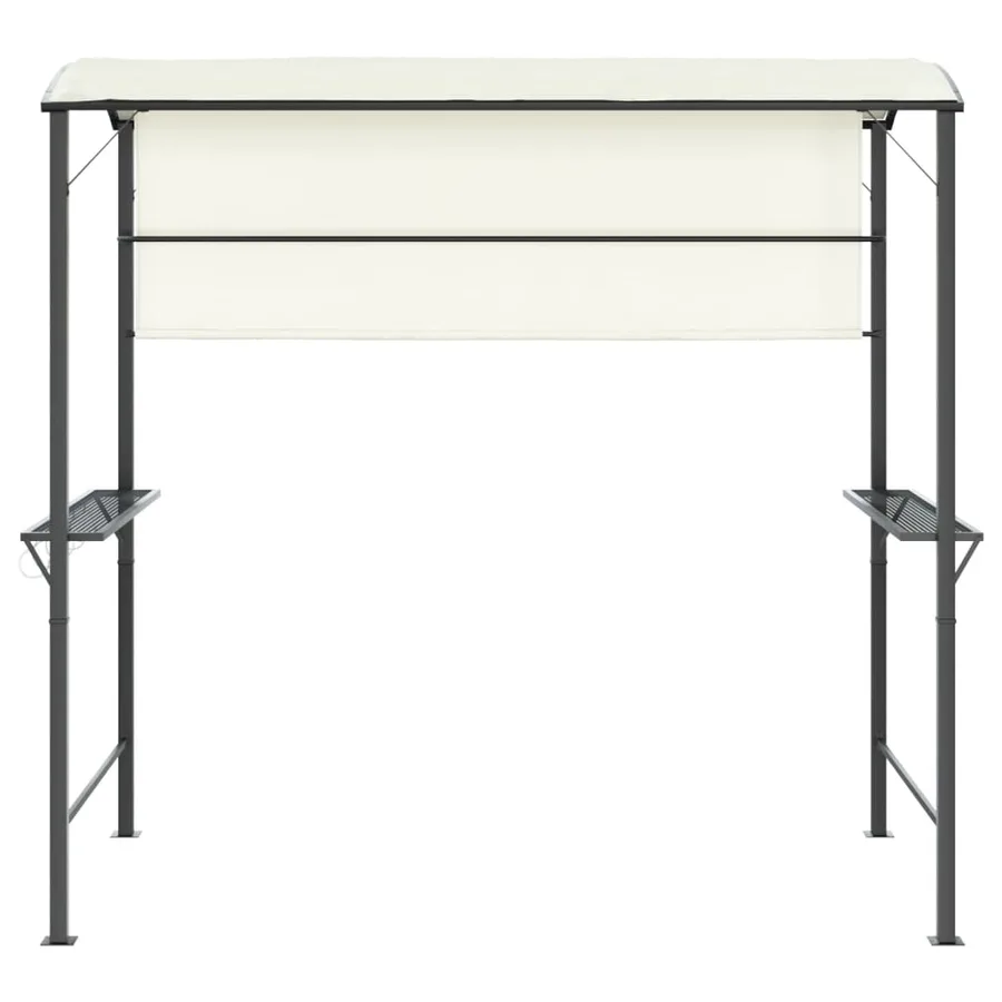 Belvédère avec toit 220x110x200 cm Crème - 3