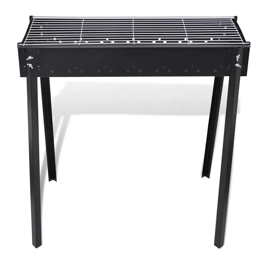 Support de barbecue au charbon de bois Carré 75x28 cm - 2