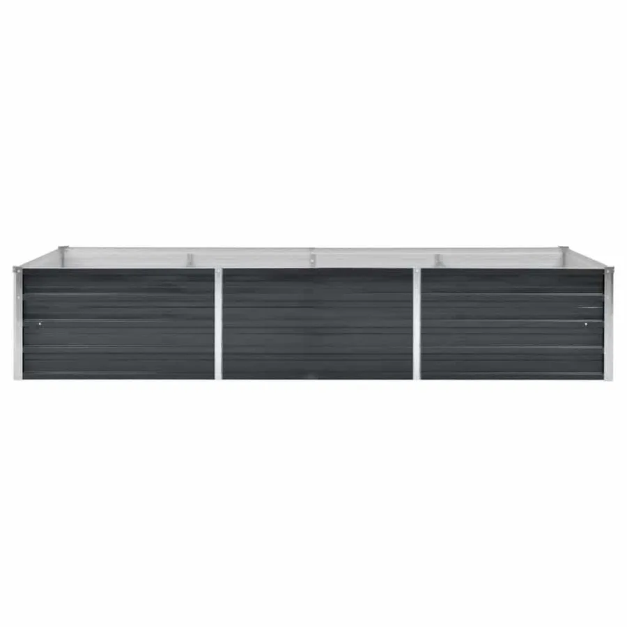 Lit surélevé de jardin Anthracite 240x80x45 cm Acier galvanisé - 4
