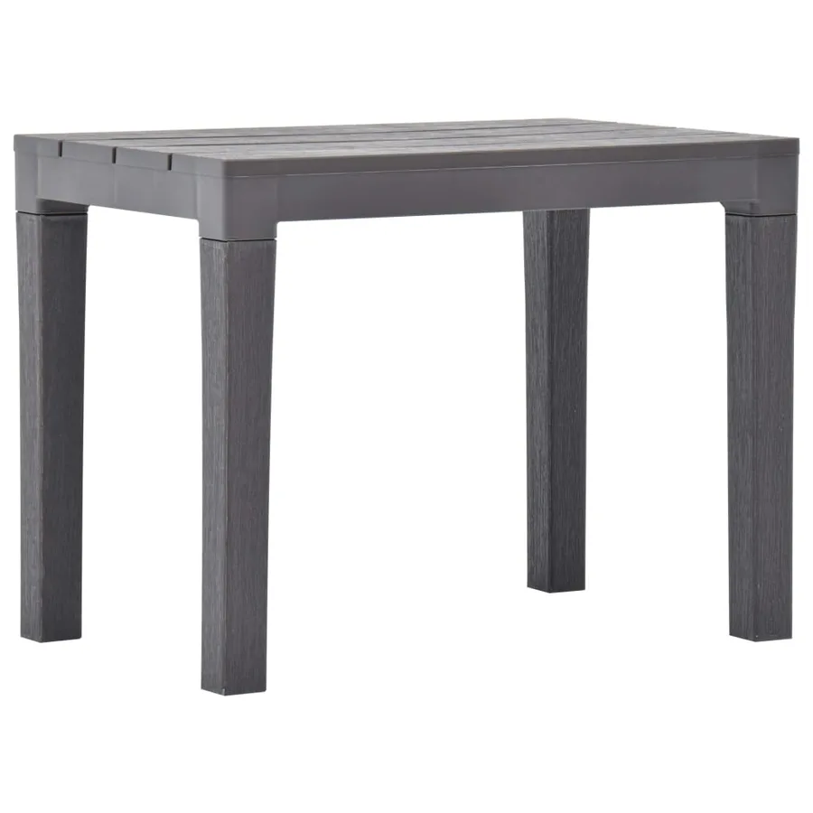 Bancs de jardin lot de 2 Moka Plastique - 2