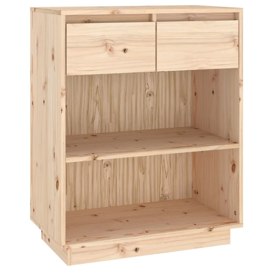 Armoire console 60x34x75 cm Bois de pin solide - 2
