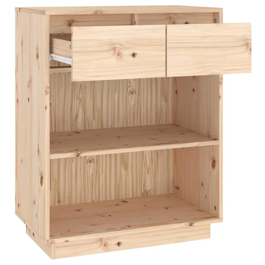 Armoire console 60x34x75 cm Bois de pin solide - 6