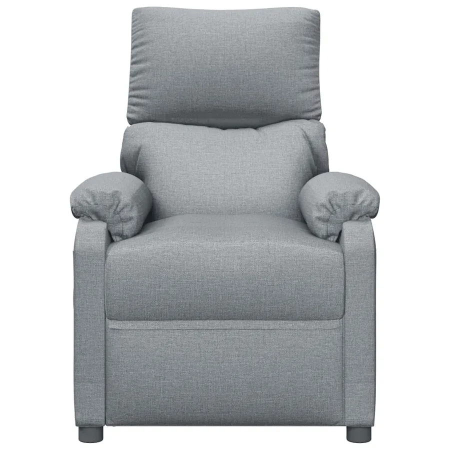 Fauteuil électrique de massage Gris clair Tissu - 4