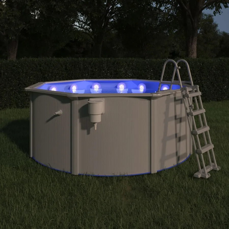 Lampe LED flottante submersible de piscine Multicolore - 9