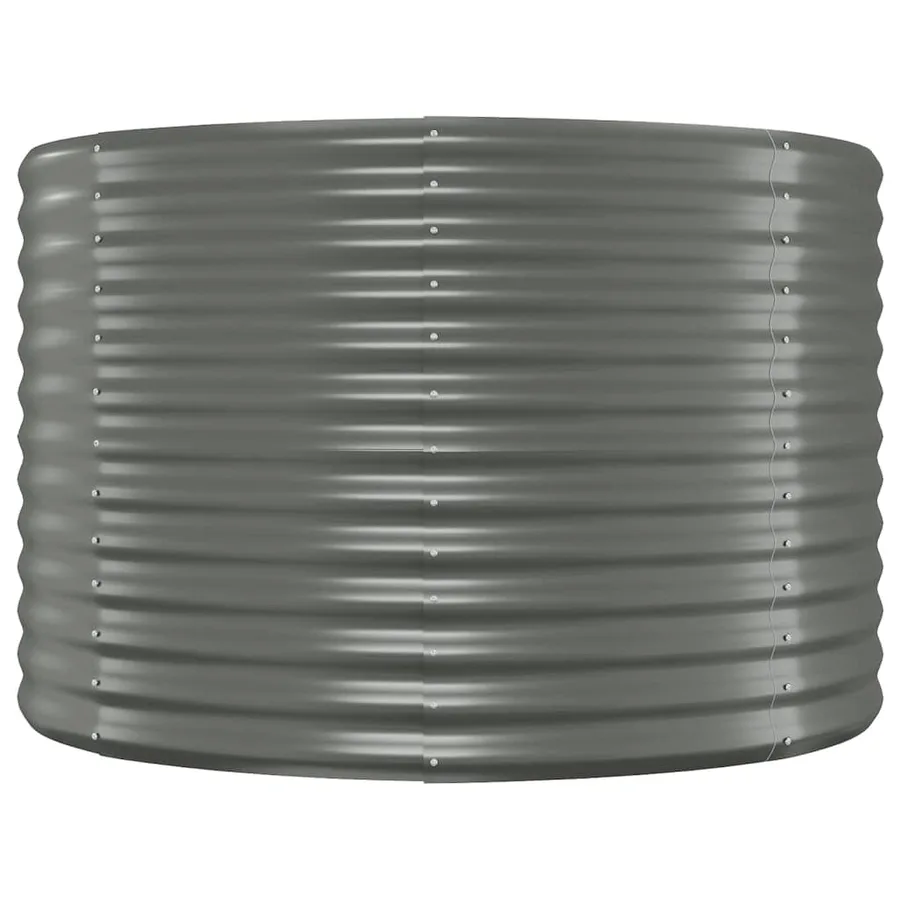 Lit surélevé de jardin Acier galvanisé 175x100x68cm gris - 4