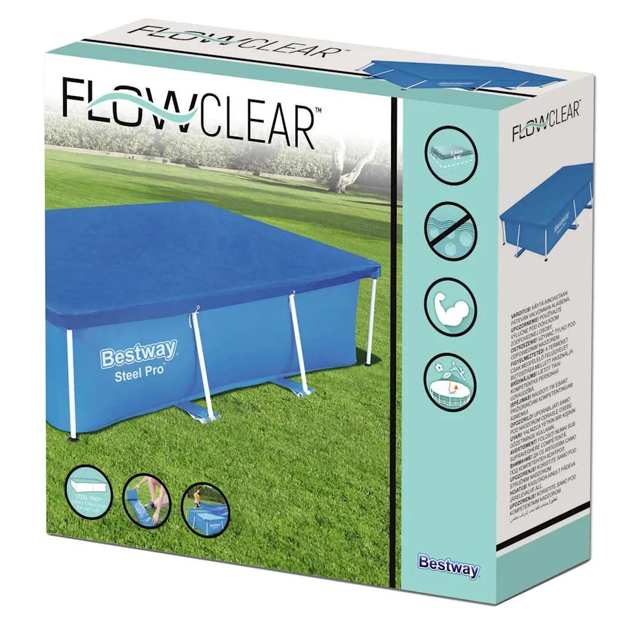Bestway Couverture de piscine Flowclear 259x170 cm - 7