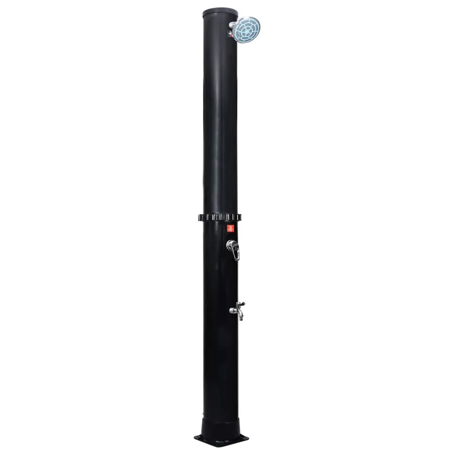 Douche solaire d'extérieur avec pomme de douche et robinet 40 L - 2