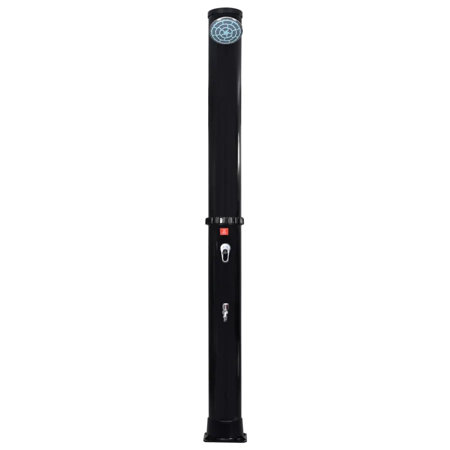 Douche solaire d'extérieur avec pomme de douche et robinet 40 L - 4