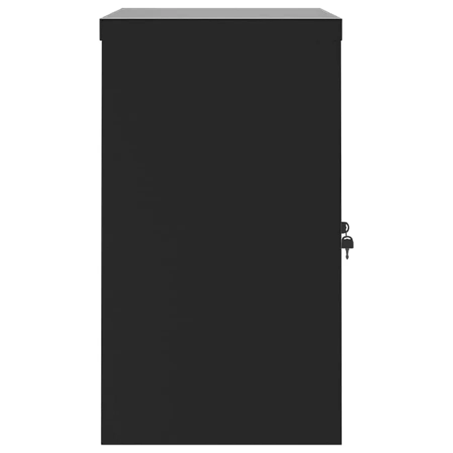 Classeur noir 90x40x70 cm acier - 5