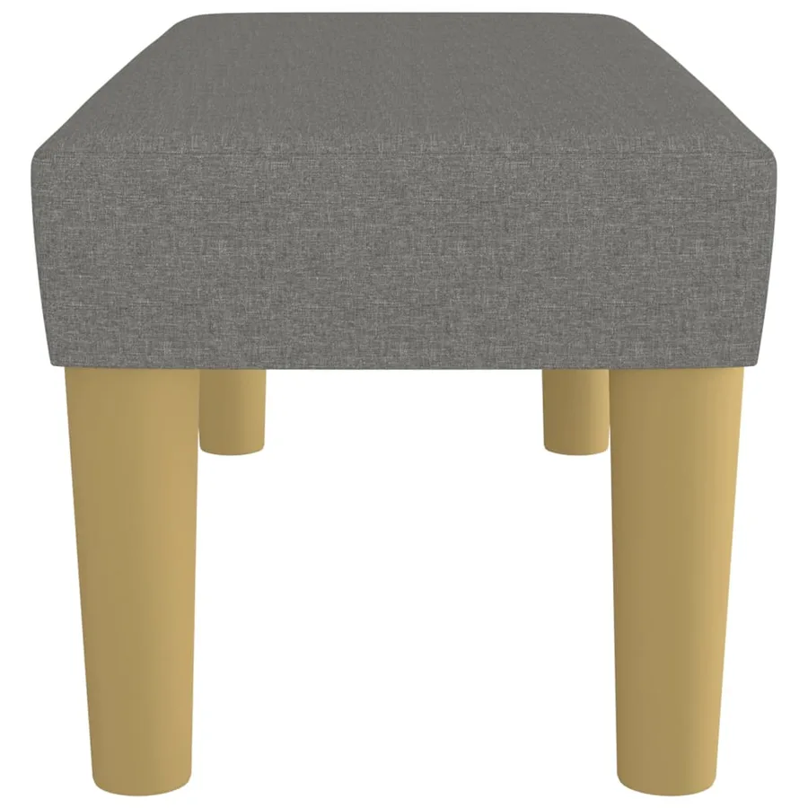 Banc Gris foncé 70x30x30 cm Tissu - 4