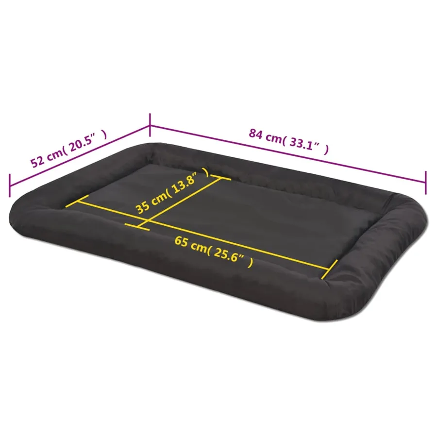 Matelas pour chiens Taille XL Noir - 5