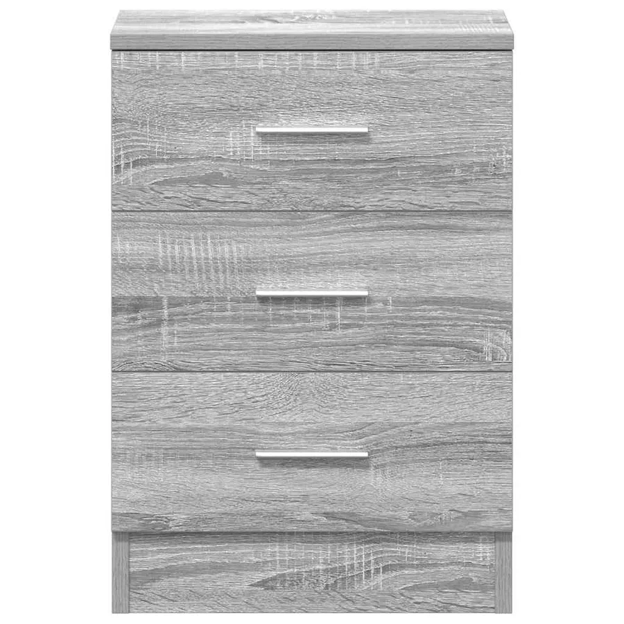 Tables de chevet 2 pcs Sonoma gris 38x35x56cm Bois d'ingénierie - 7