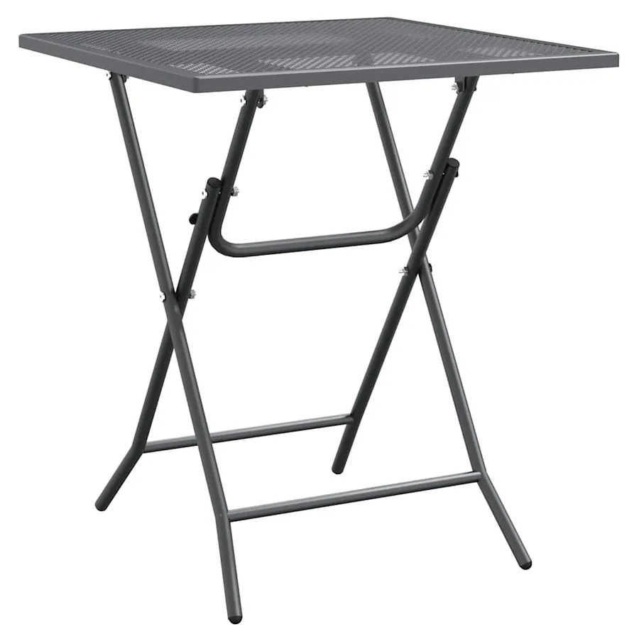 Ensemble à manger de jardin 5 pcs Maille Métal Anthracite - 4