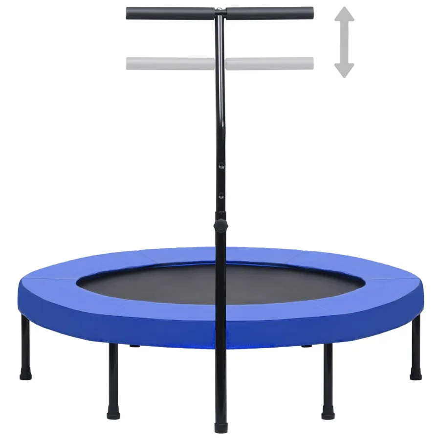 Trampoline de fitness avec poignée et coussin de sécurité 122cm - 2