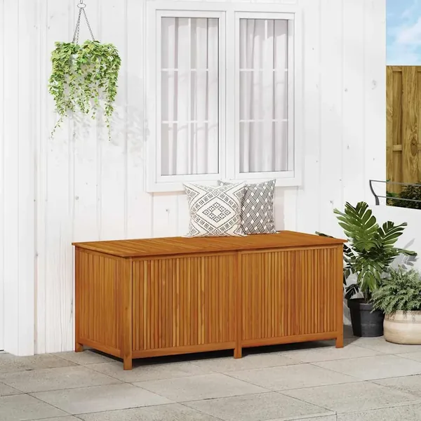 Boîte de rangement de jardin 175x80x75 cm Bois d'acacia solide