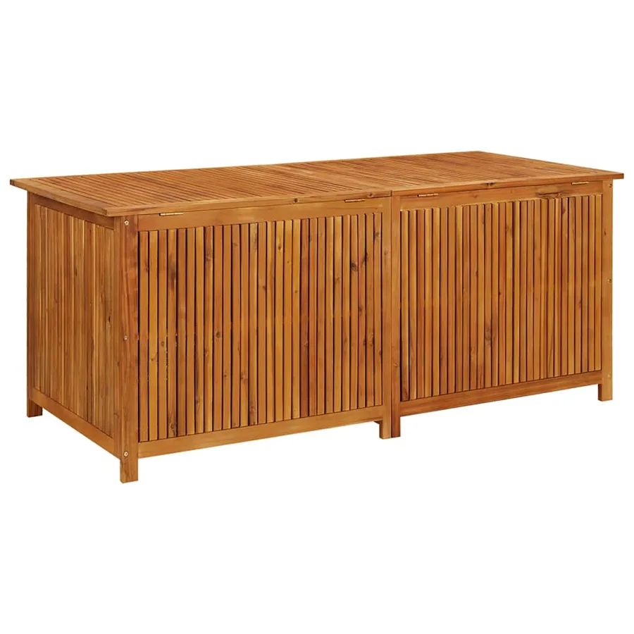 Boîte de rangement de jardin 175x80x75 cm Bois d'acacia solide - 6