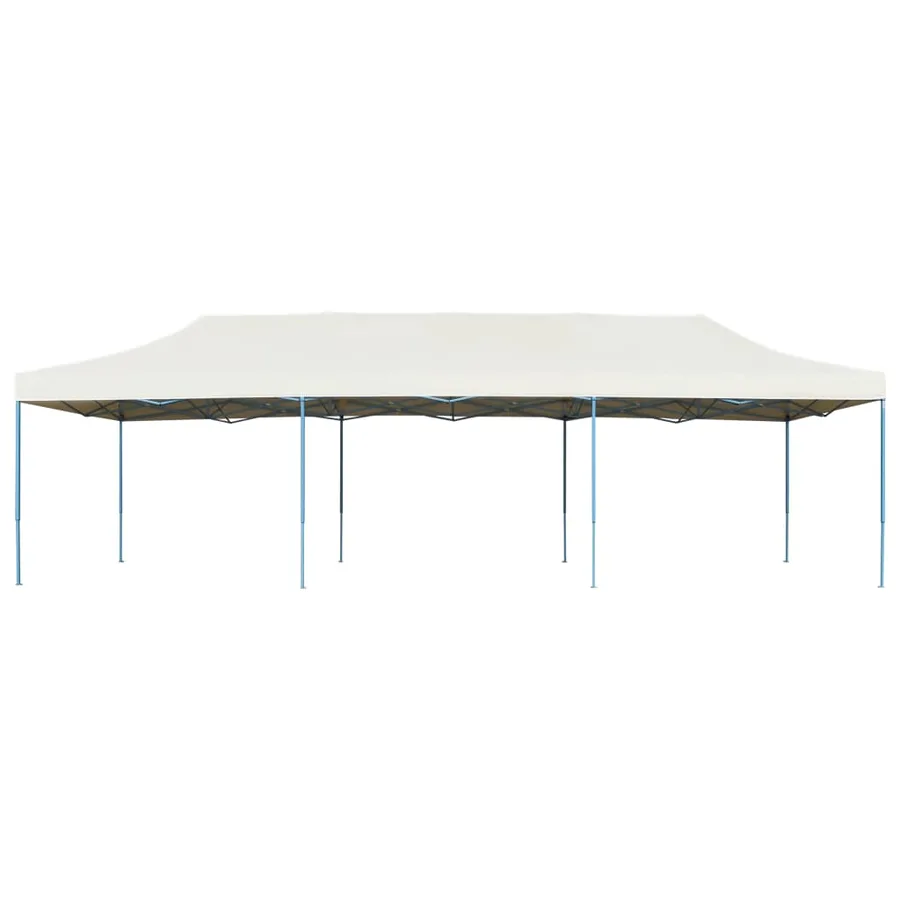 Tente de réception pliable escamotable 3x9 m crème - 2