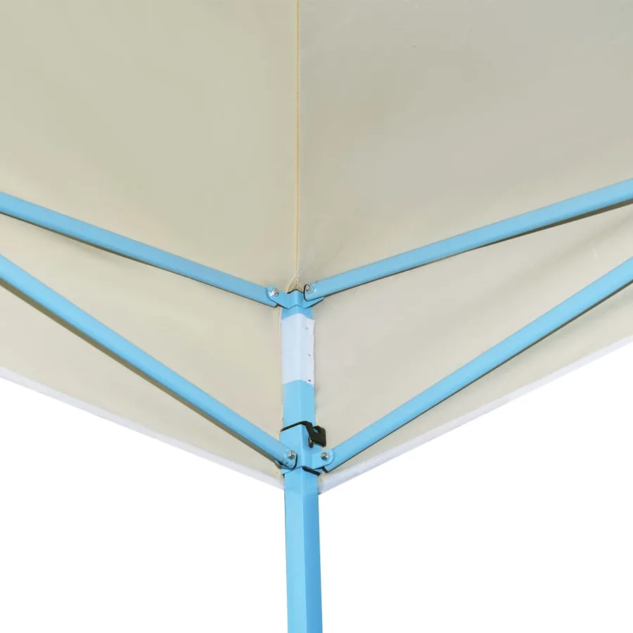 Tente de réception pliable escamotable 3x9 m crème - 5