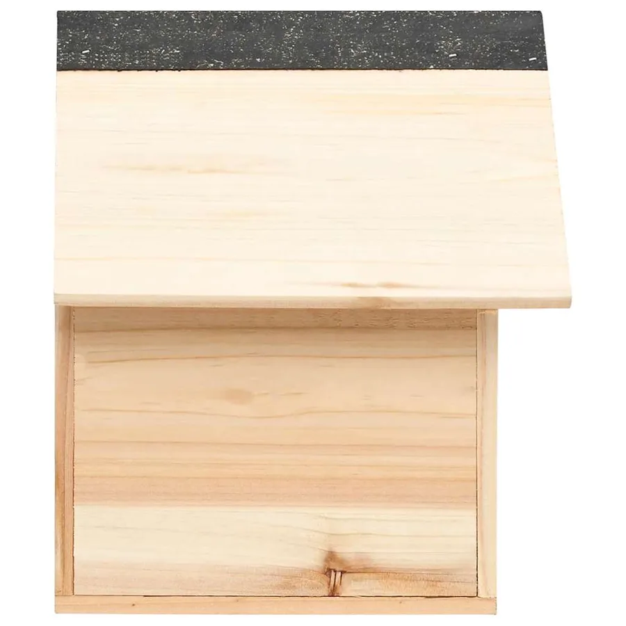 Maison pour écureuils Bois de sapin massif 26x25x29 cm - 4
