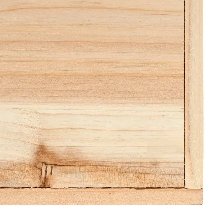 Maison pour écureuils Bois de sapin massif 26x25x29 cm - 7