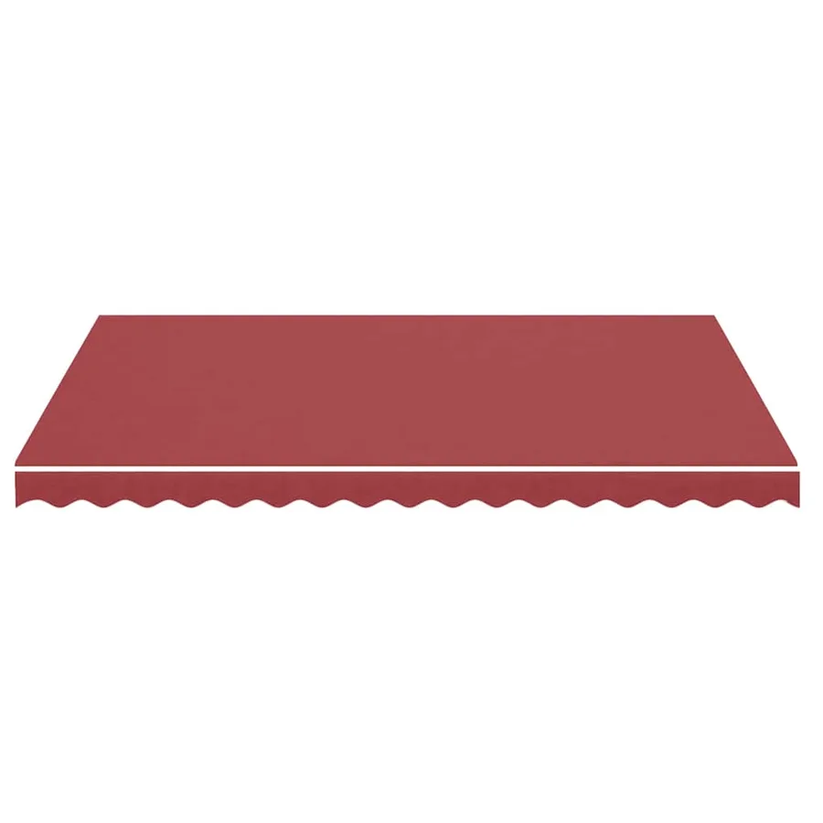 Tissu de remplacement pour auvent bordeaux rouge 4x3 m polyester - 3