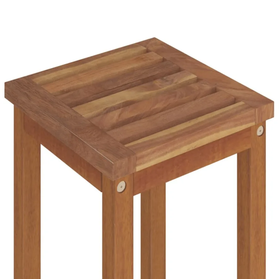 Ensemble de bar de jardin 3 pcs Bois d'acacia solide - 8