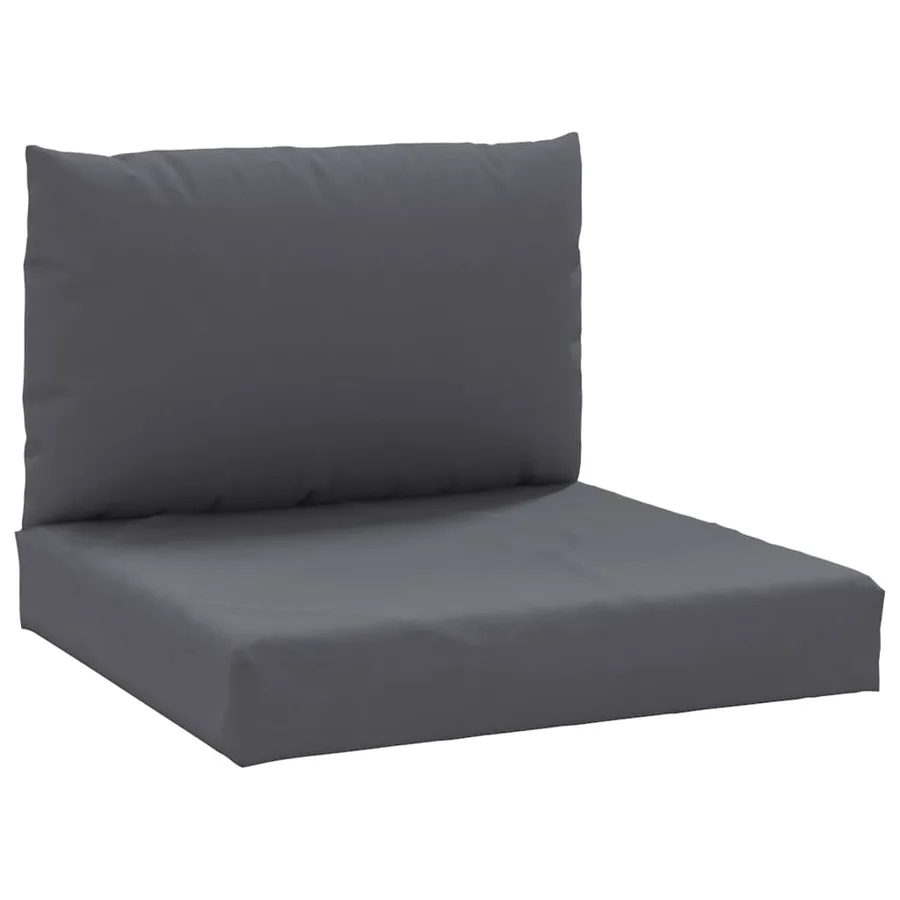 Coussins de palette lot de 2 anthracite tissu oxford - 2