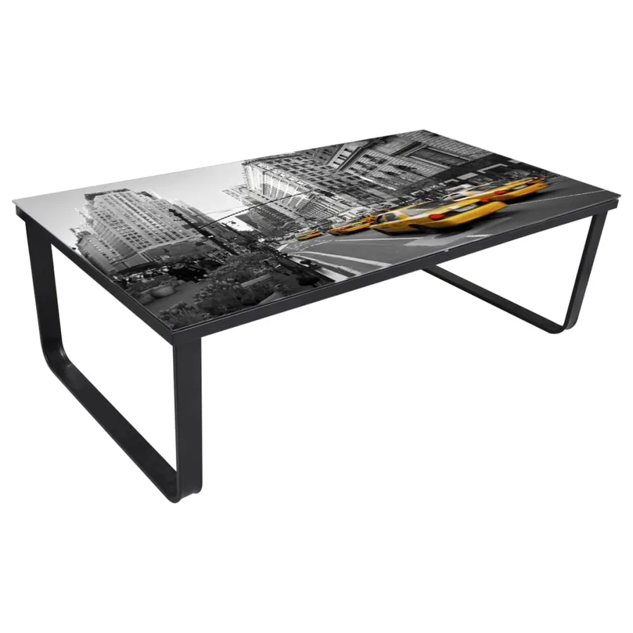 Table basse avec dessus de table rectangulaire - 2