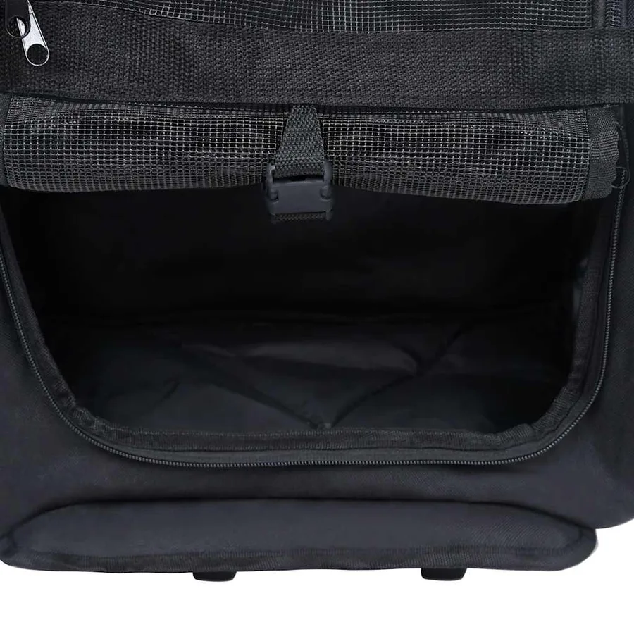 Chariot polyvalent pliable pour animaux de compagnie noir - 6