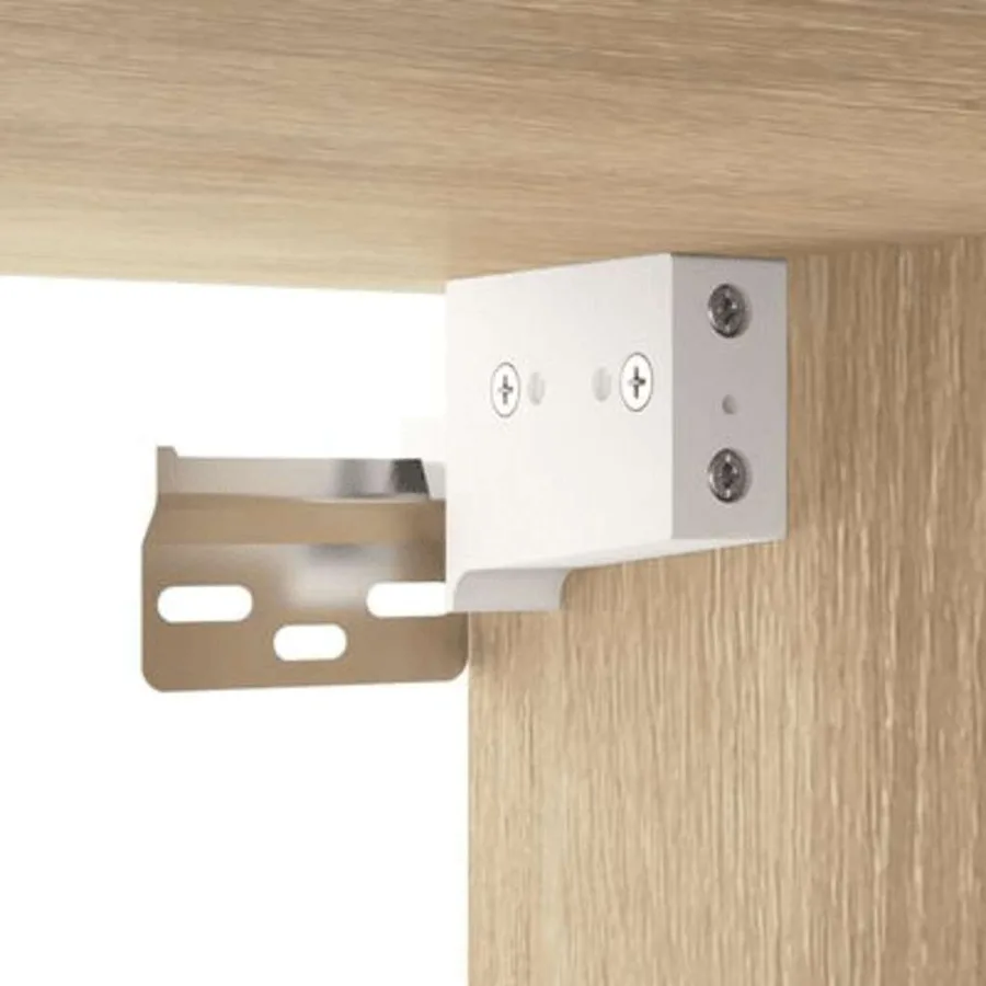 Armoire de miroir avec LED Chêne sonoma 76x15x55 cm - 10