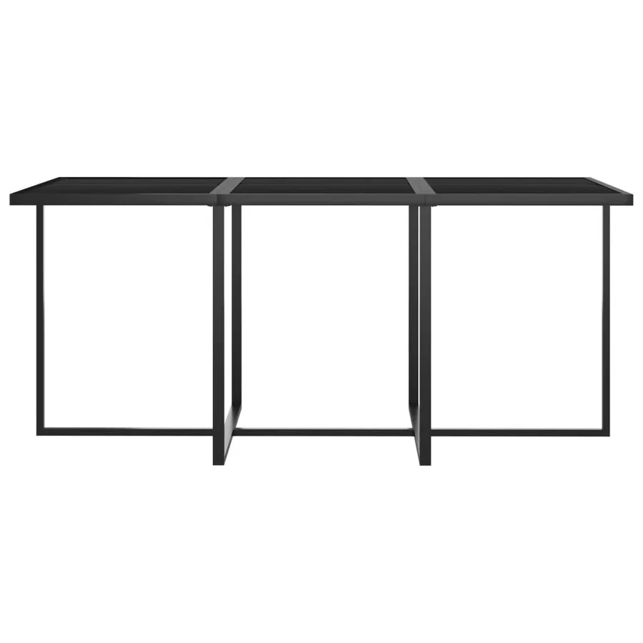 Ensemble à manger de jardin coussins 11 pcs Résine tressée Gris - 10