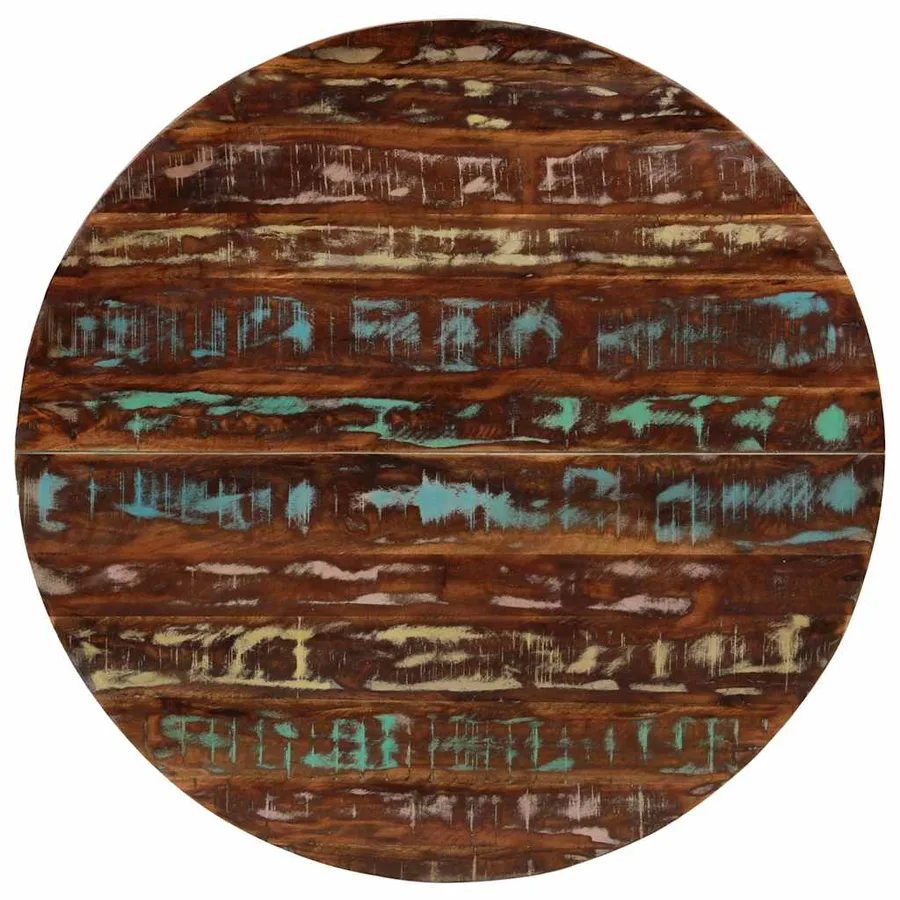 Table à manger 110x75 cm Bois massif de récupération - 5