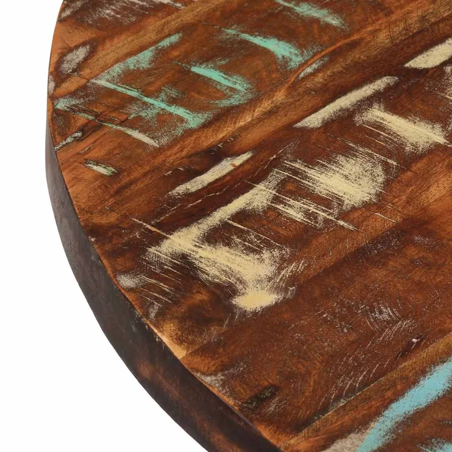 Table à manger 110x75 cm Bois massif de récupération - 7