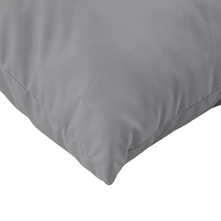 Coussins de palette lot de 3 gris tissu oxford - 7