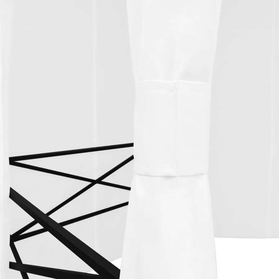 Chapiteau de jardin avec rideaux 360x312x265 cm Blanc 180 g/m² - 5