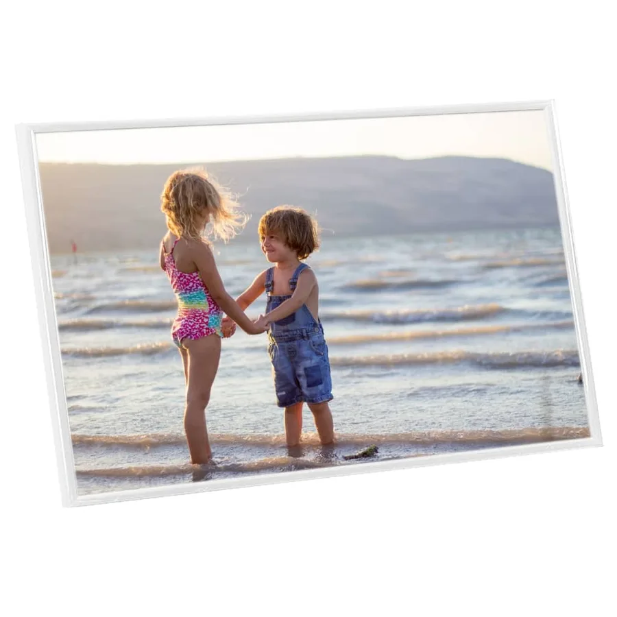 Collage de cadres photo 3 pcs de table Blanc 13x18 cm MDF - 4