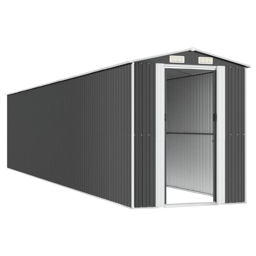 Abri de jardin Anthracite 192x938x223 cm Métal galvanisé - 4