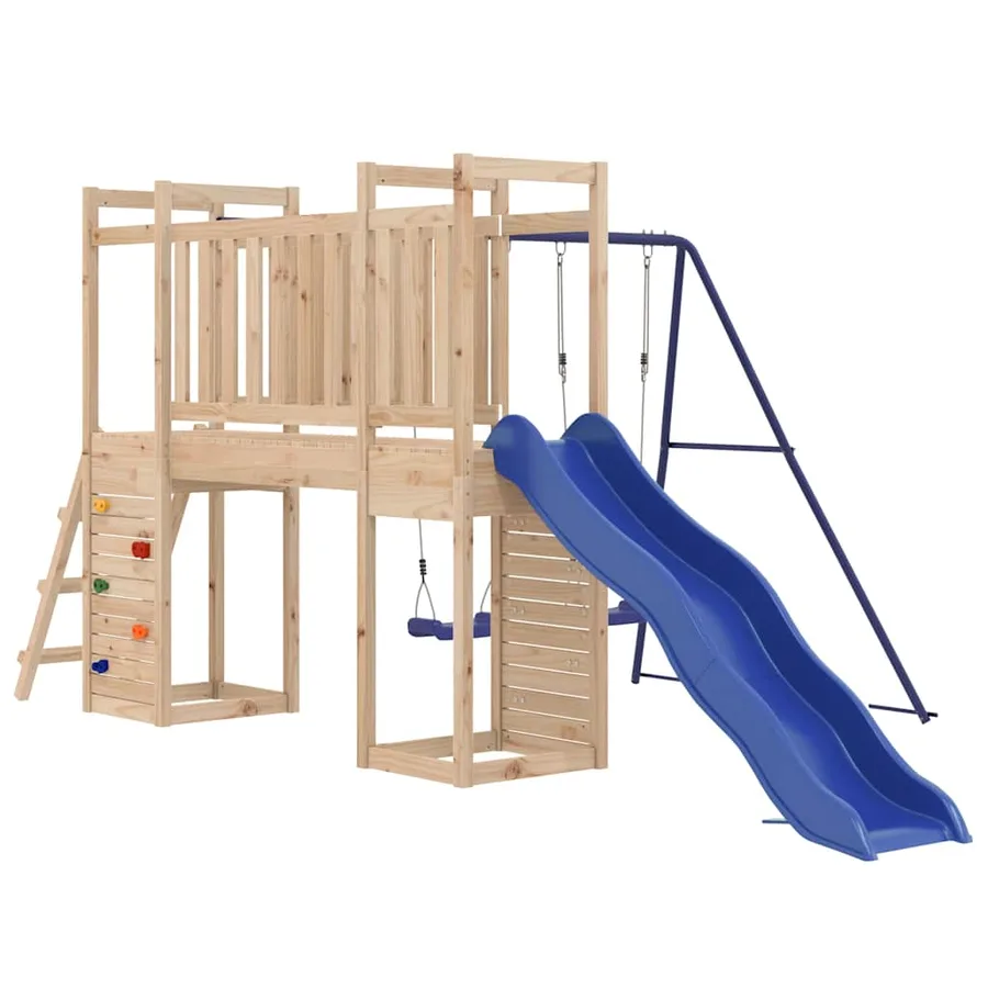 Aire de jeux d'extérieur bois de pin massif - 2